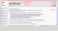 Desktop Screenshot of music4voices.nl
